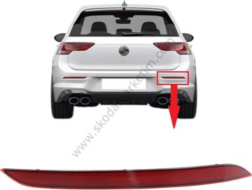 Arka Tampon Reflektörü Golf 8 19> | Sağ-Sol Takım