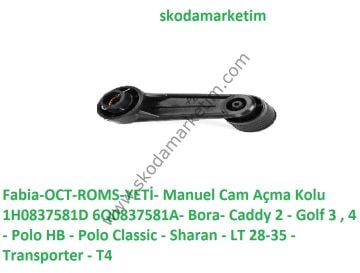 Fabia-OCT-ROMS-YETİ- Manuel Cam Açma Kolu 1H0837581D 6Q0837581A- Bora- Caddy 2 - Golf 3 , 4 - Polo HB - Polo Classic - Sharan - LT 28-35 - Transporter - T4
