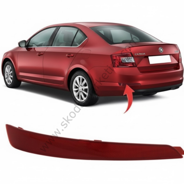 Arka Tampon Reflektör Sol Octavia 12/16 |-5E5945105 — SKODA