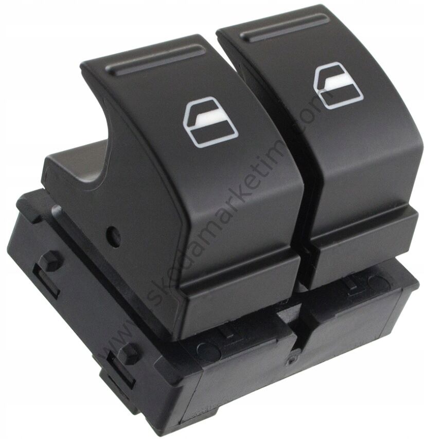 Cam Açma Kapama (Düğmesi) Anahtarı Toledo 04>09 / Leon 05>12 / Golf V 03>13 / Caddy 04>15 | 1K3959857—VW/AUDI/VAG