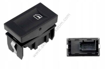 Cam Açma Kapama Anahtarı (Tuşu) Polo 3 Classic 95>06 | 6N0959855B — VW / VAG