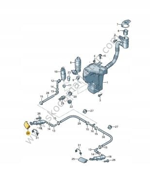 Far Yıkama Kapağı Sağ Audi A3 09>13---8P0955276A