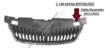 ÖN PANJUR FABİA ROMSTER 2011-2014 KROM NİKELAJLI--5J0853668C