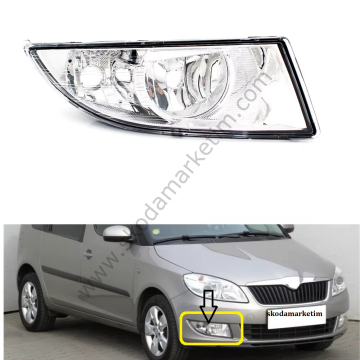 SİS FARI FABİA SAĞ 2010>2015 ÇİFT DUYLU--5J0941702B