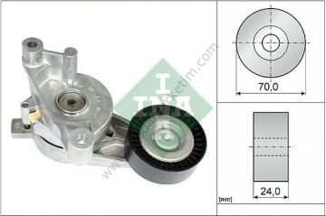 Alternatör Gergi Rulmanı A3 03>13 / Toledo 04>09 / Leon 05>12 / Octavia 04>13 / Golf V 03>09 | 03G903315A