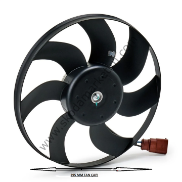 Fan Motoru Toledo 04>09 / Ibiza IV 08>18 / Octavia  04>13 / Fabia 06>14 / Golf 03>16 / Caddy 04>15 | 1K0959455DG — VW