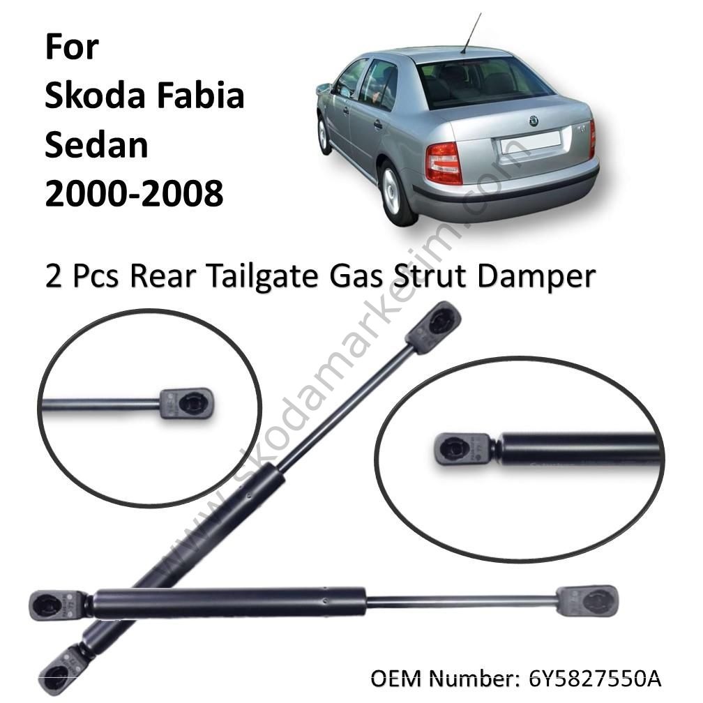 Fabia Sedan 2000-2008 Arka Bagaj Amortisörü Pistonu 6y5827550a
