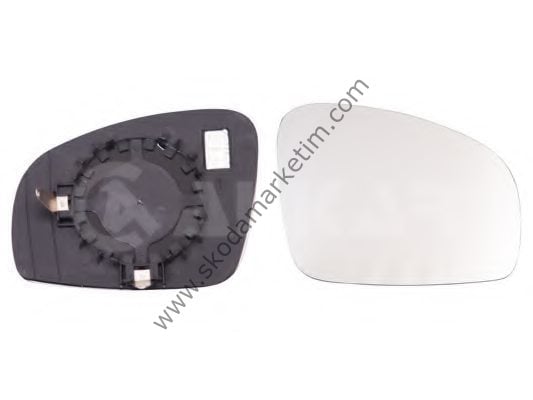DİKİZ AYNA CAMI SAĞ FABİA ROOMSTER 07-15--AL-5J0857522M