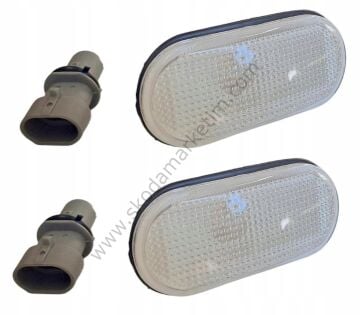 Çamurluk Sinyali (Beyaz) Felicia 95>01 | 6U0949101—Skoda
