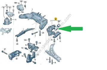 SALINCAK BAĞLANTI KONSOLU SAĞ FABİA 00>10 ROOMSTER 07>10 CORDOBA 03>09--6Q0199294D