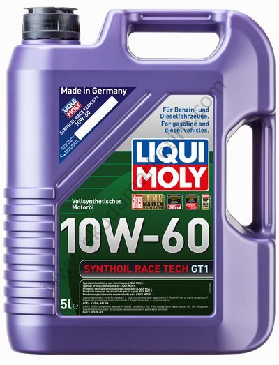 LIQUI MOLY  Synthoil Race Tech GT1 10W-60 Motor Yağı 5 Litre
