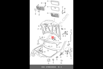 KAPUT MENTEŞESİ SAĞ FABİA 00>08--6Y0823302A