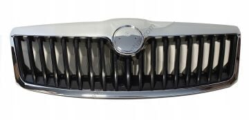 Ön Panjur Octavia 04>13 (Krom Çerçeve Saten Siyah) | 1Z0853668A9B9 Skoda