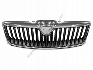 Ön Panjur Octavia 04>13 (Krom Çerçeve Saten Siyah) | 1Z0853668A9B9 Skoda