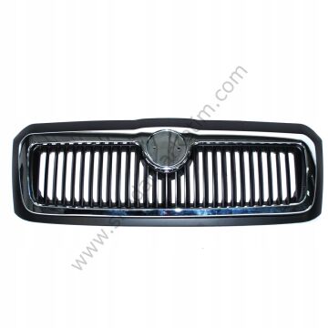 Panjur Ön Orta Çerçeveli Krom Octavia 2000>2010 | 1U0853653A — Skoda