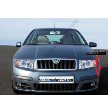 TAMPON BANDI-KAŞ- SOL FABİA 2005-2008 ARASI UYUMLUDUR 6Y0807717B