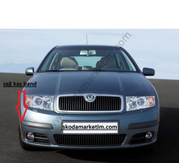 TAMPON BANDI -KAŞ - SAĞ FABİA 2005-2008 ARASI UYUMLUDUR 6Y0807718B
