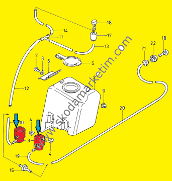 CAM SU FİSKİYE MOTORU FAVORİT FORMAN PICK-UP --89/95--115930290