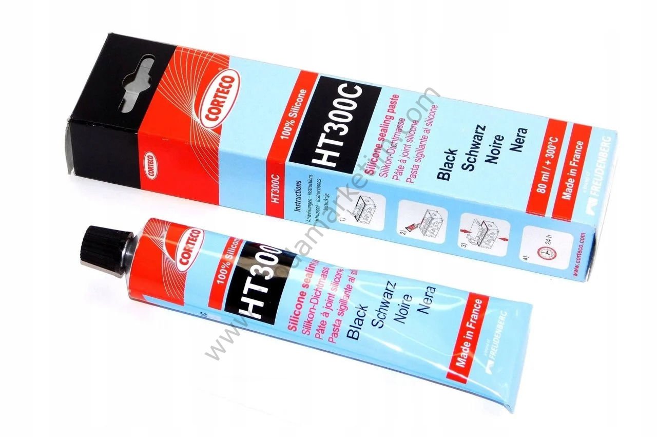 CORTECO | Siyah Sıvı Conta 80ML 300°C Isıya Dayanıklı