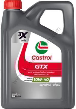 Castrol GTX 10W-40 4 LİTRE BENZİNLİ-DİZEL