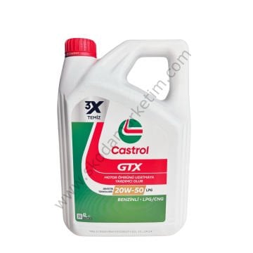 CASTROL GTX LPG 20W-50 Motor Yağı 4 LT