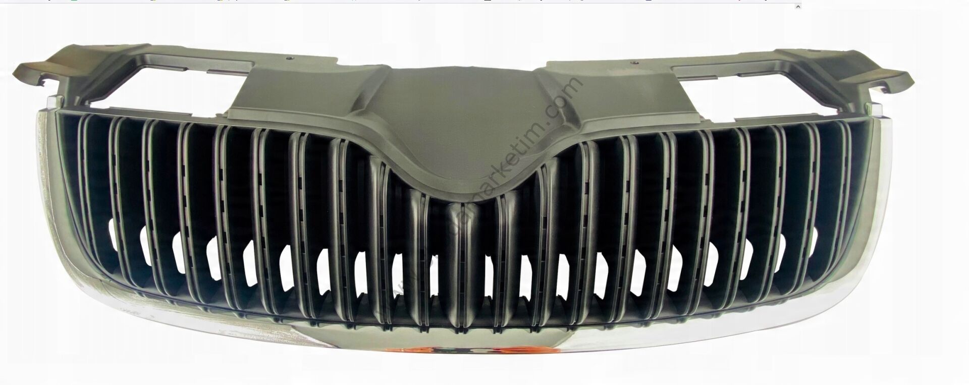 Ön Panjur Siyah Krom Çerçeve Fabia Roomster 07>10 | 5J08536689B9 — Skoda