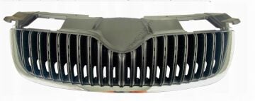 Ön Panjur Siyah Krom Çerçeve Fabia Roomster 07>10 | 5J08536689B9 — Skoda