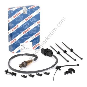 Lambda (Oksijen) Sensörü Golf 5 / Polo 6 / Passat B6 / Audi A3 / Transporter T5 | Bosch 0258017178
