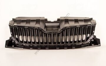 Ön Panjur Siyah Fabia 15-19 (Krom Çerçevesiz) | 6V08536539B9 Skoda