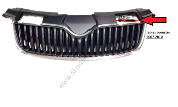 Ön Panjur Nikelajlı Fabia Roomster 07>10 | 5J0853668A Skoda