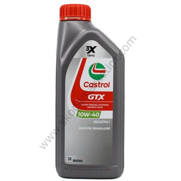 CASTROL GTX 10W40 1 Lt Sentetik Motor Yağı