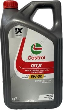 CASTROL Gtx 5W-30 C4 5 Litre Tam Sentetik