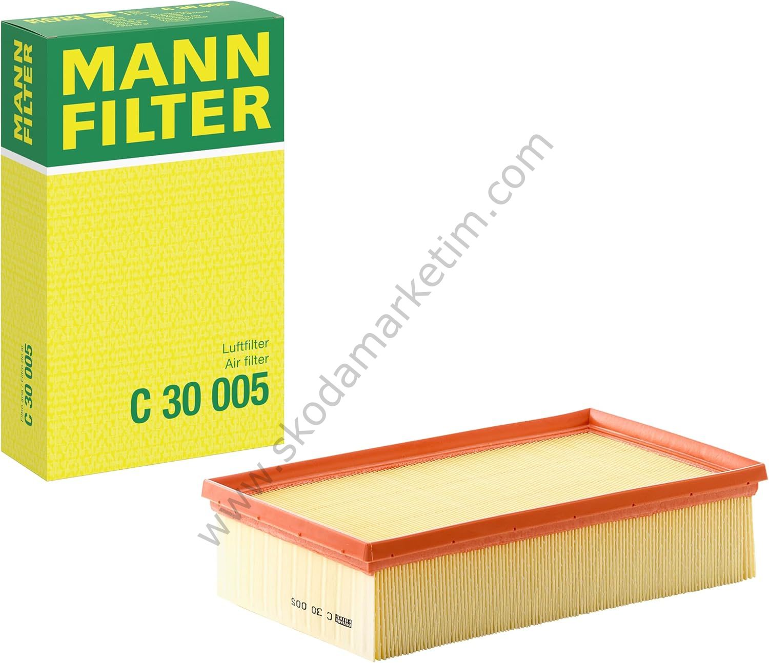 MANN C 30 005 HAVA FILTRESI A3 LEON OCTAVIA GOLF VII PASSAT 1,6TDI 2,0TDI 13>