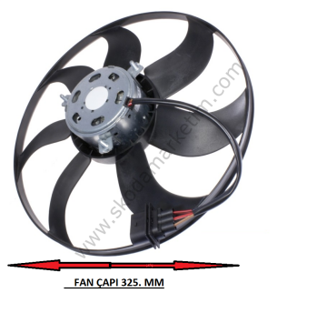 Fan Motoru Toledo 12-19 / Cordoba 02-09 / Fabia 99-21 / Rapid 12-22 / Polo 01-22 | 6Q0959455E-6Q0959455AF