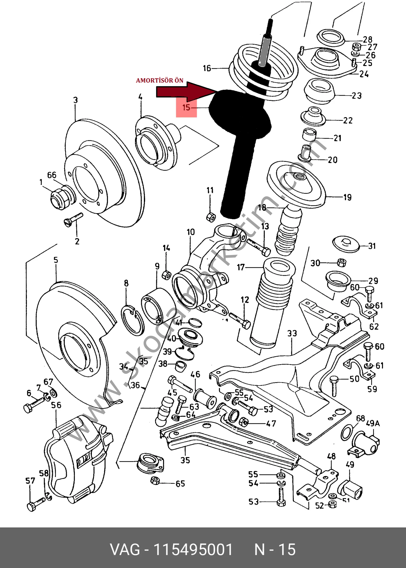 AMORTİSÖR-ÖN-FAVORİT-FORMAN-PICK-UP-FELİCİA-115495001-390001(Kopya)