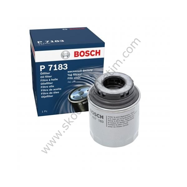 BOSCH | Yağ Filtresi F 026 407 183 GOLF V VI POLO JETTA III PASSAT 1.2 TFSI 1.2 TSI 1.4TSI