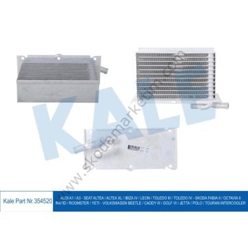 KALE | KALE-354520 Turbo Radyatörü Intercooler (Manifolddakı) JETTA POLO 1.2 TSİ VW AUDI SEAT SKODA