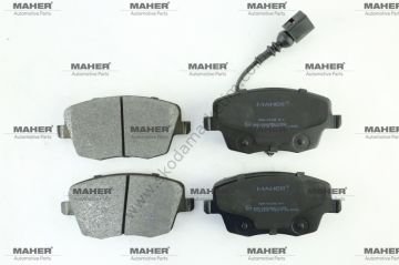 Ön Fren Balata (FİŞLİ) POLO 01-12 / FABIA 99-07 / FABIA II 06-15 / ROOMSTER 06=MAHER MHR-00346 >-6Q0698151C