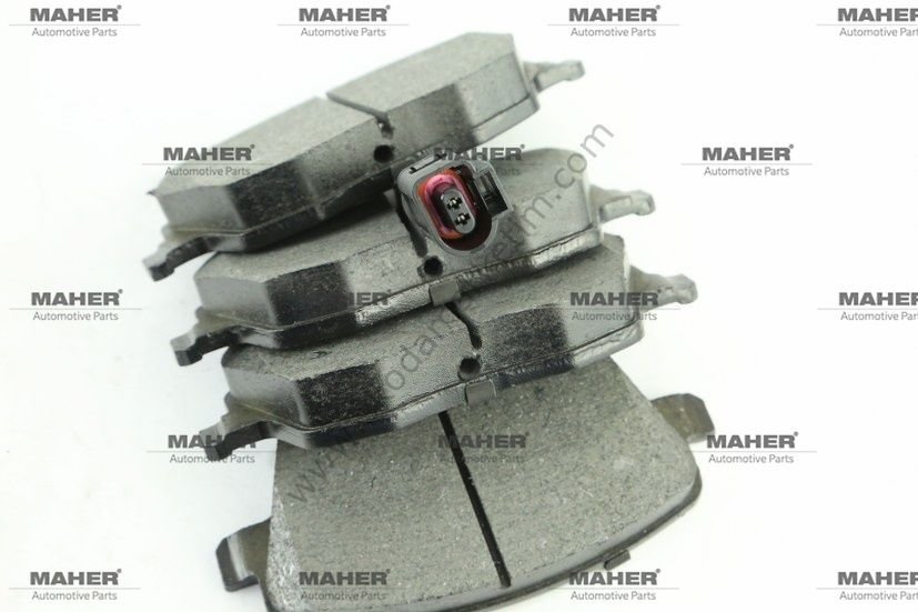 MAHER MHR-00346 | Ön Fren Balata (FİŞLİ) POLO 01-12 / FABIA 99-07 / FABIA II 06-15 / ROOMSTER 06=>