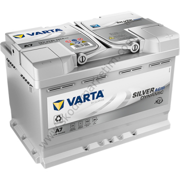 VARTA AKÜ AGM 12V 70 Ah 760A| Silver Dynamic