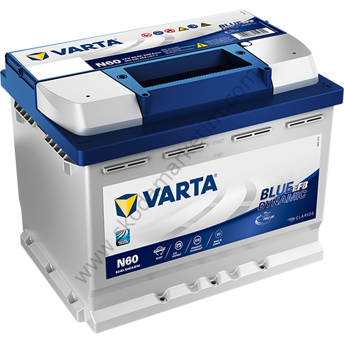 VARTA AKÜ | Blue Dynamic EFB Start-Stop N60 12V 60Ah