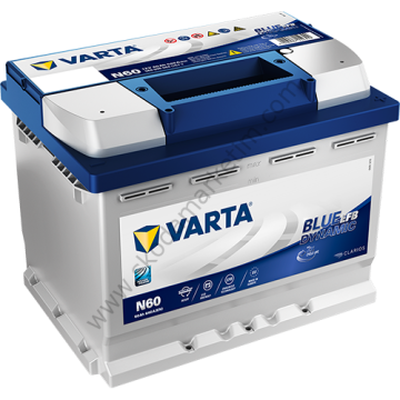 VARTA AKÜ | Blue Dynamic EFB Start-Stop N60 12V 60Ah