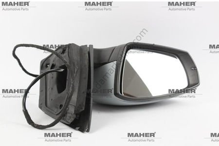 MAHER MHR-15203 | Volkswagen AYNA DIŞ DİKİZ POLO 10-17 ELEKTRİKLİ, ISITMALI, SİNYALLİ, SİYAH, DİKDÖRTGEN SOKET SOL