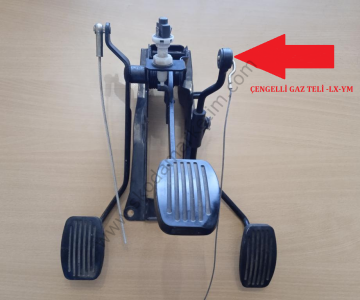 GAZ ,TELİ ,HALATI ÇENGELLİ KARBÜRATÖRLÜ ARAÇLAR İÇİN -Y.M FAVORİT LX,FORMAN LX PICK-UP LX  FELİCİA-6U1721555