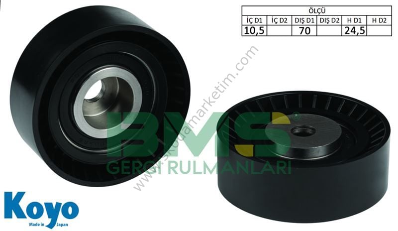 BMS 027 | ALTERNATÖR GERGİ RULMANI FEL MPİ / BMW E34 E36 E39 E46 E83 E53