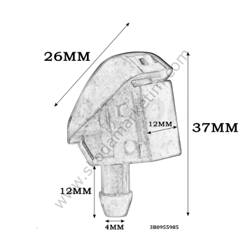 SU FISKIYE MEMESI FABIA OCTAVIA POLO PASSAT A4 96--3B0955985