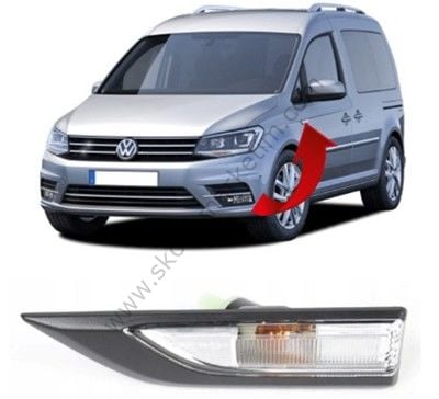 CAMURLUK SINYALI SIYAH SOL AMPULLU DUYLU CADDY 2016-2020--2K5949101 GKL 291967