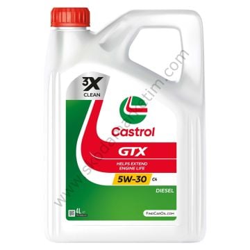 Castrol GTX 5W-30 4 Litre Motor Yağı C4 – Temiz Motor Performansı