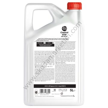 Castrol GTX 5W-30 C4 5 Litre Motor Yağı