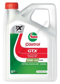 Castrol GTX Ultraclean 10W-40 A/B 4 Litre | Motor Yağı Motoru Korumaya Yardımcı